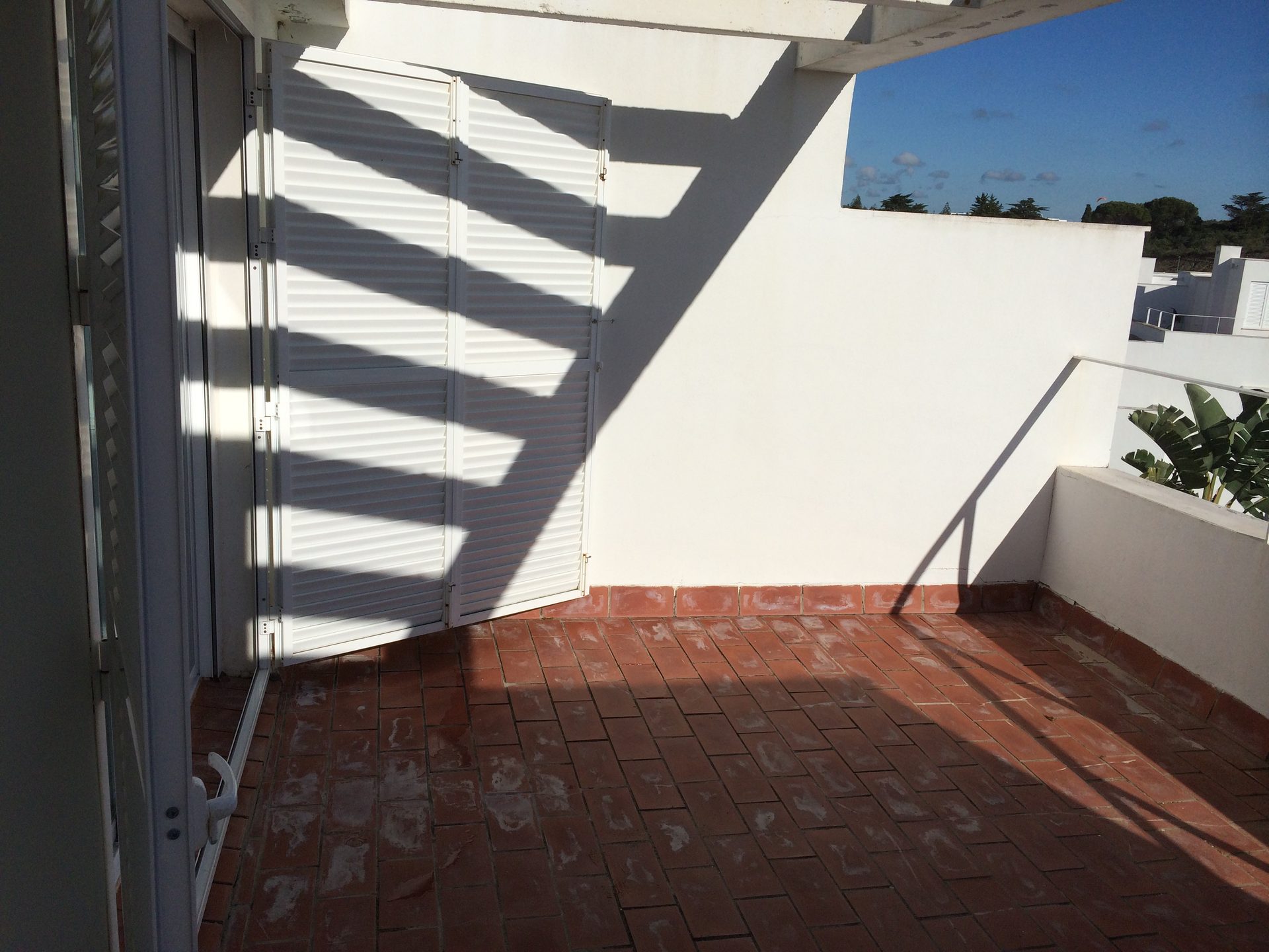 Außentreppe zur Dachterrasse