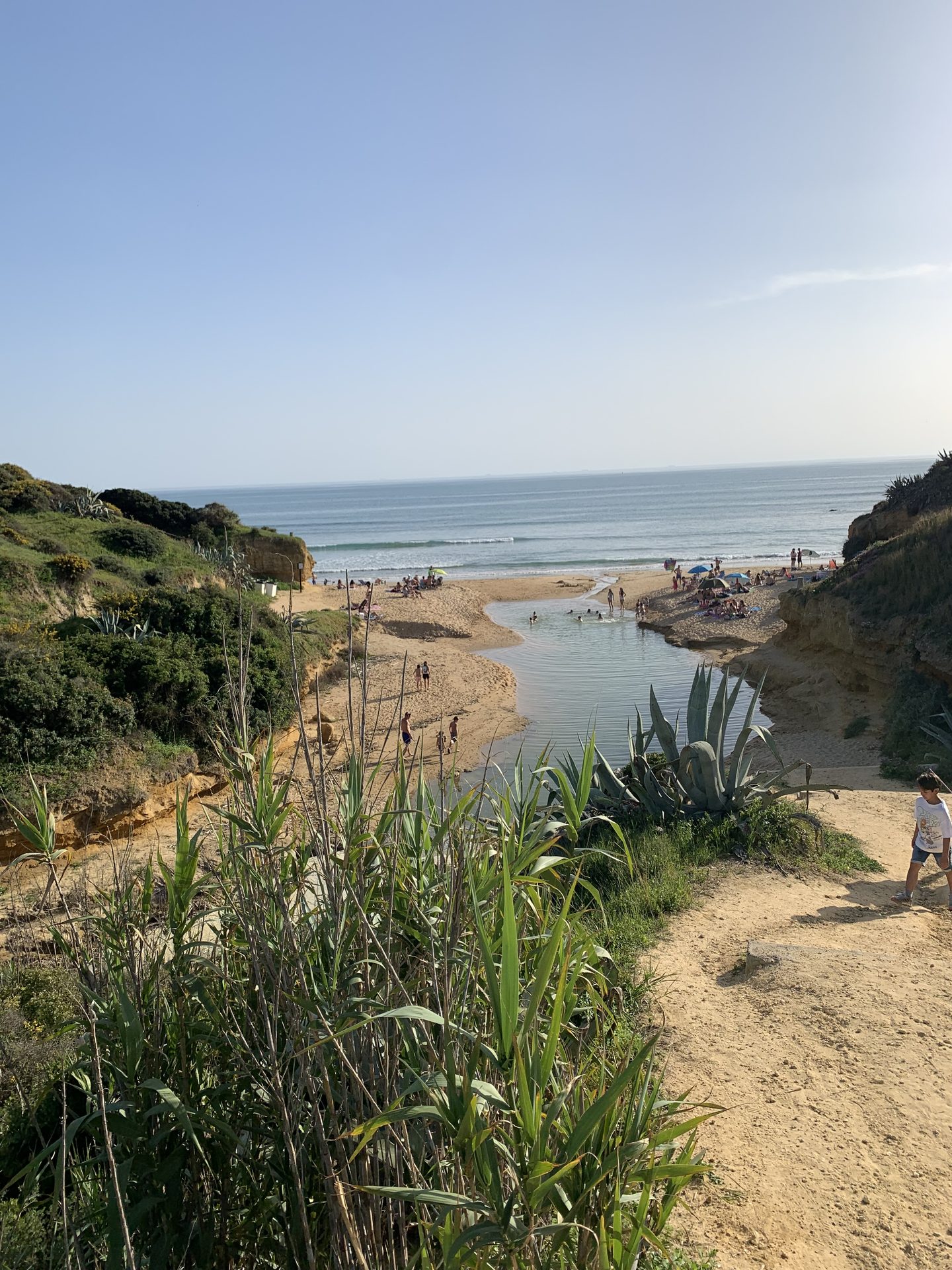 Weg durch die Dünen zum Strand